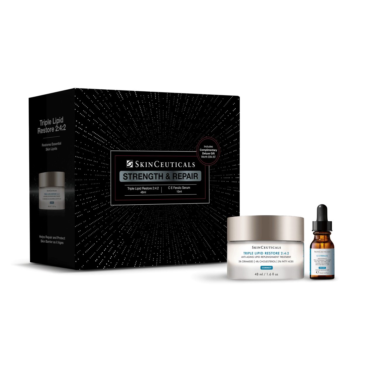 SkinCeuticals Strength & Repair Gift Set - Triple Lipid Restore 2:4:2 48ml + C E Ferulic 15ml