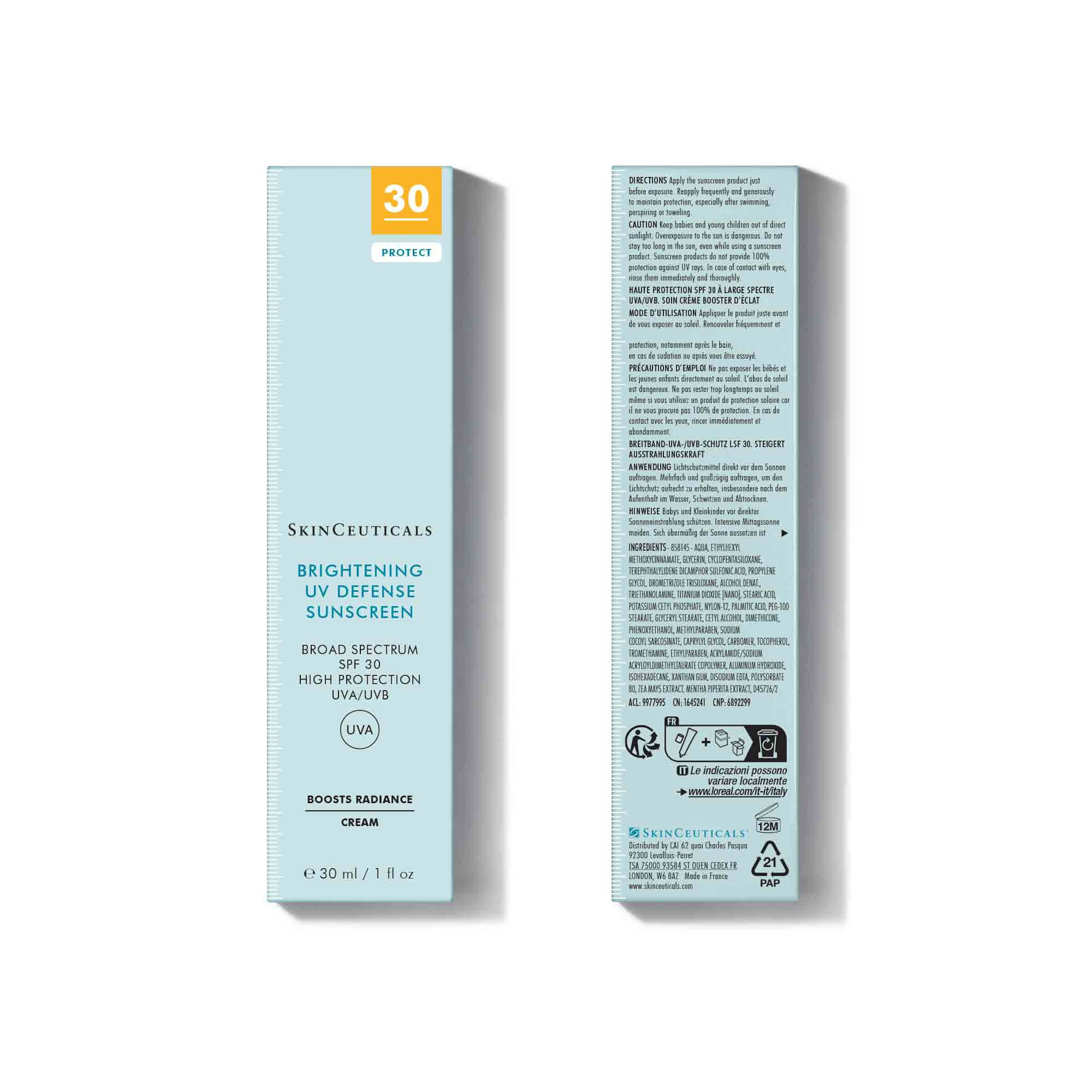 SkinCeuticals Brightening UV Defense SPF 30 30ML