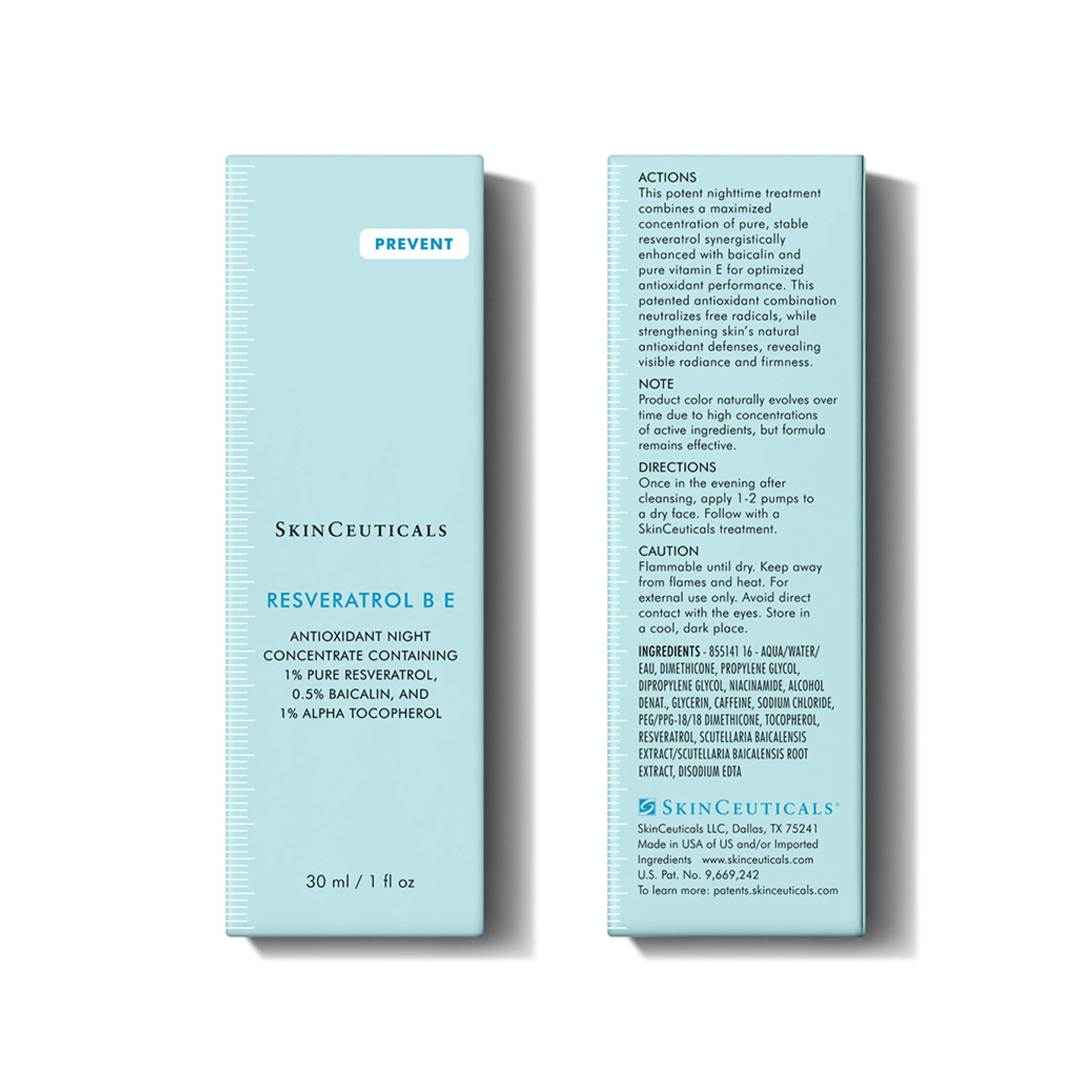 SkinCeuticals Resveratrol B E Night Serum 30ML